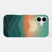 Coque iPhone 16 Lever de lune Rétro Vista (Verso Horizontal)