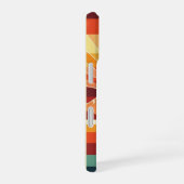 Coque iPhone 16 Levers de soleil Rétro Crêtes (Côté droit)