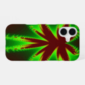 Coque iPhone 16 Libellule en flammes (Verso Horizontal)