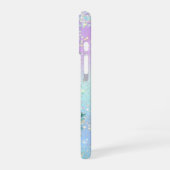 Coque iPhone 16 Licorne Magique Pailletée Glamour (Côté gauche)