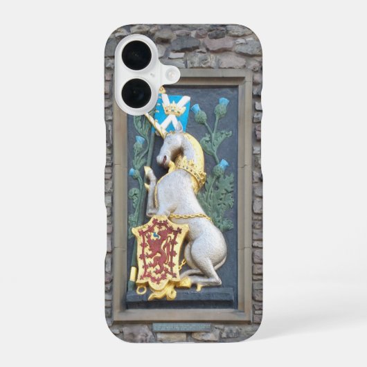 Coque iPhone 16 Licorne, Palais Holyrood (Verso)