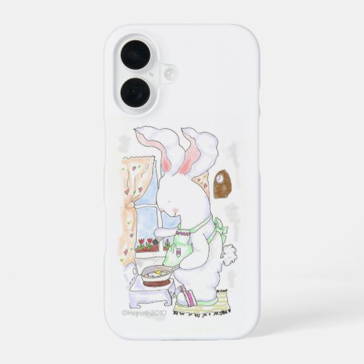 Coque iPhone 16 Lièvre Cook (Verso)
