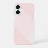 Coque iPhone 16 Light Pink Geometric Minimal iPhone Case (Verso)