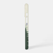 Coque iPhone 16 Lignes de forêt vintage (Côté gauche)