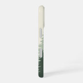 Coque iPhone 16 Lignes de forêt vintage (Côté droit)