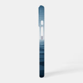 Coque iPhone 16 Lignes d'horizon océanique vintage (Côté gauche)
