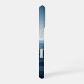 Coque iPhone 16 Lignes d'horizon océanique vintage (Côté droit)