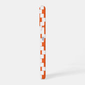 Coque iPhone 16 Lignes Orange déroutantes (Côté gauche)