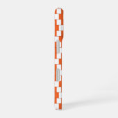 Coque iPhone 16 Lignes Orange déroutantes (Côté droit)