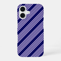 Lilac violet et bleu marine cinq bandes motif