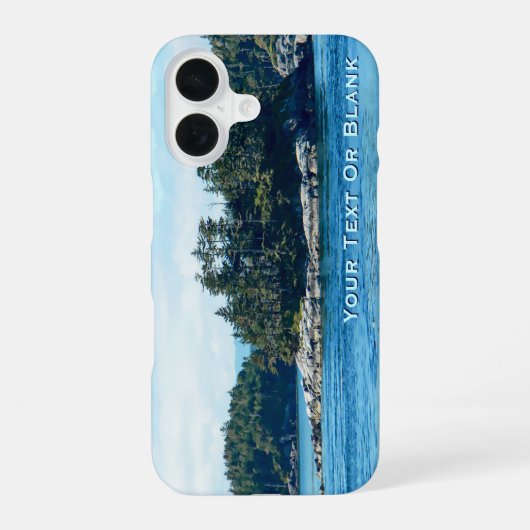 Coque iPhone 16 L'île de Salish (Verso)