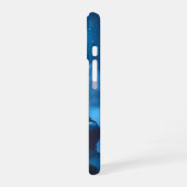 Coque iPhone 16 L'illumination en bleu (Côté gauche)