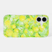 Coque iPhone 16 Lime & Lemon Botanical Phone Case (Verso Horizontal)