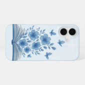 Coque iPhone 16 Livre enchanté - Papillons & Fleurs Imaginaire (Verso Horizontal)