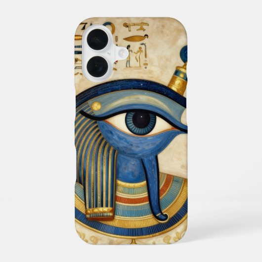 Coque iPhone 16 L'Œil égyptien (Verso)