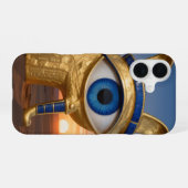 Coque iPhone 16 L'œil égyptien (Verso Horizontal)