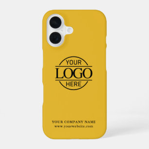 Coque iPhone 16 Logo de société d'entreprise personnalisé simple e
