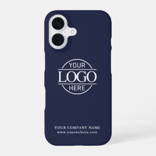 Coque iPhone 16 Logo de société d'entreprise personnalisé simple m