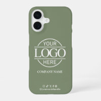 Logo d'entreprise Média sociaux Vert sauge Promoti