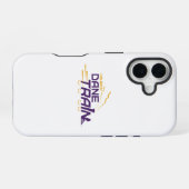 Coque iPhone 16 Logo du train UAlbany Dane (Verso Horizontal)