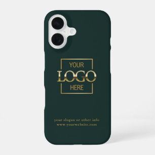 Coque iPhone 16 Logo Minimaliste Moderne Personnalisé Entreprise M