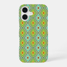 Losange Géométrique Vert Bleu