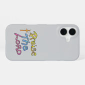 Coque iPhone 16 Louez la citation chrétienne de l'Éternel (Verso Horizontal)