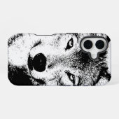 Coque iPhone 16 Loup (Verso Horizontal)