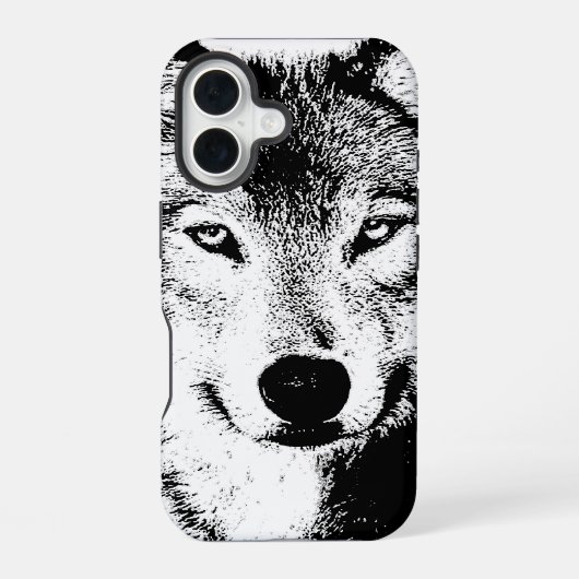 Coque iPhone 16 Loup (Verso)