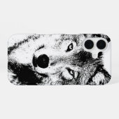 Coque iPhone 16 Loup (Verso Horizontal)