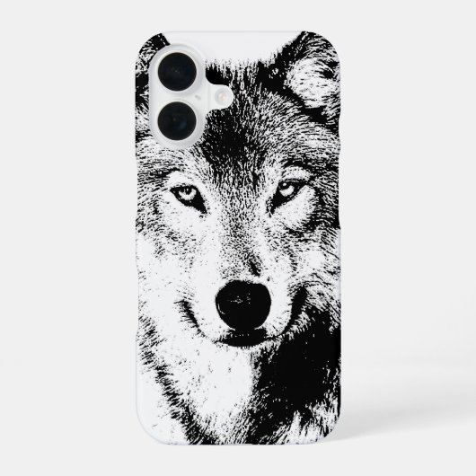 Coque iPhone 16 Loup (Verso)
