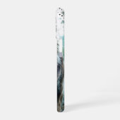 Coque iPhone 16 Loup - Animal avec initiales (Côté gauche)