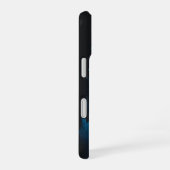 Coque iPhone 16 Loup de feu bleu (Côté droit)