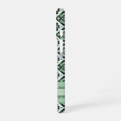 Coque iPhone 16 Lucky Plaid Clover Motif (Côté gauche)