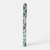 Coque iPhone 16 Lucky Plaid Clover Motif (Côté droit)