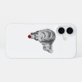 Coque iPhone 16 Lueur Cramoisie (Verso Horizontal)