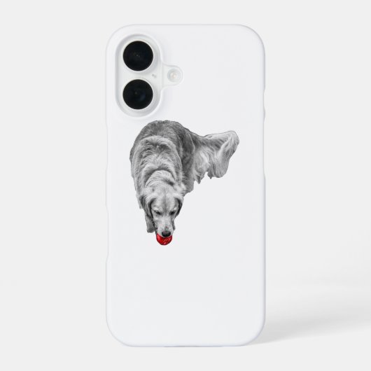 Coque iPhone 16 Lueur Cramoisie (Verso)