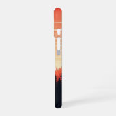 Coque iPhone 16 Lueur de la forêt rétro (Côté gauche)