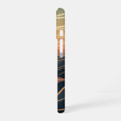 Coque iPhone 16 Lueur de la rivière rétro (Côté gauche)