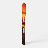 Coque iPhone 16 Lueur de volcan rétro (Côté droit)