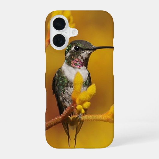 Coque iPhone 16 Lueur dorée (Verso)
