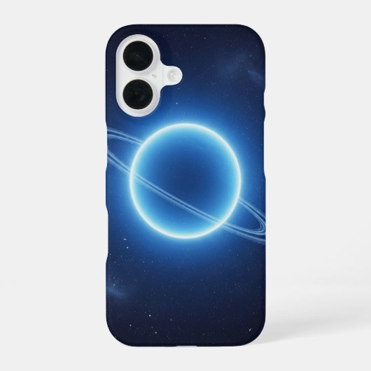 Coque iPhone 16 Lueur Rétro Neptune (Verso)