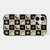Coque iPhone 16 Lune & Étoiles (Verso Horizontal)