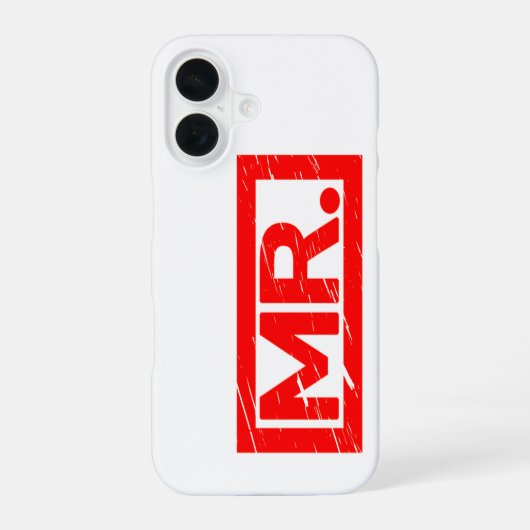 Coque iPhone 16 M. Stamp (Verso)