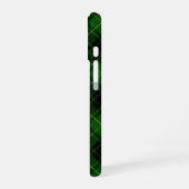 Coque iPhone 16 MacArthur tartan vert carreau (Côté gauche)