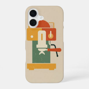 Coque iPhone 16 Machine à espresso vintage