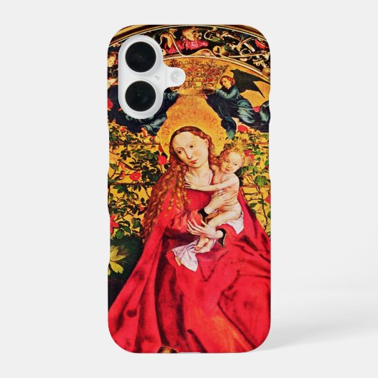 COQUE iPhone 16 MADONNA DU ROSE BOWER (Verso)