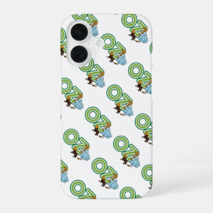 Coque iPhone 16 Mage de l'Oz Dorothée Toto avec grandes lettres