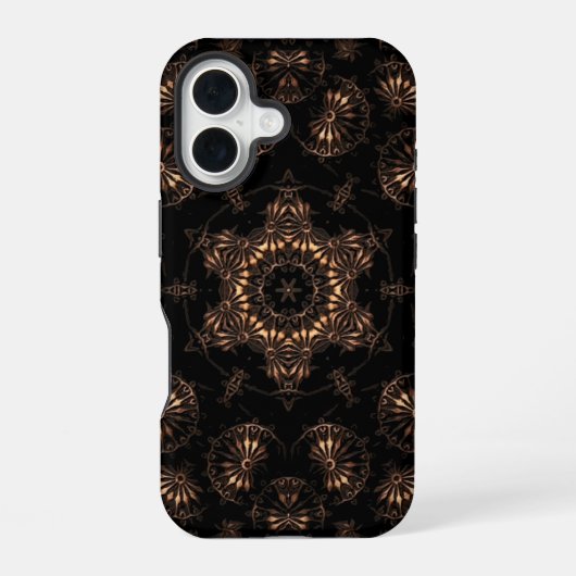 Coque iPhone 16 Mandala de l'âge de bronze (Verso)
