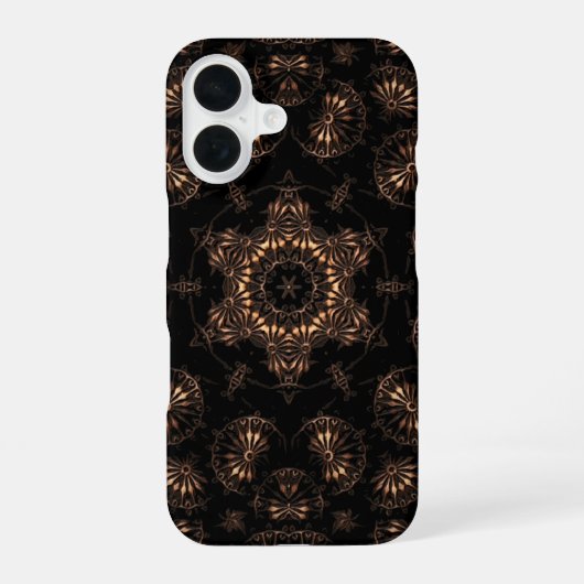 Coque iPhone 16 Mandala de l'âge de bronze (Verso)